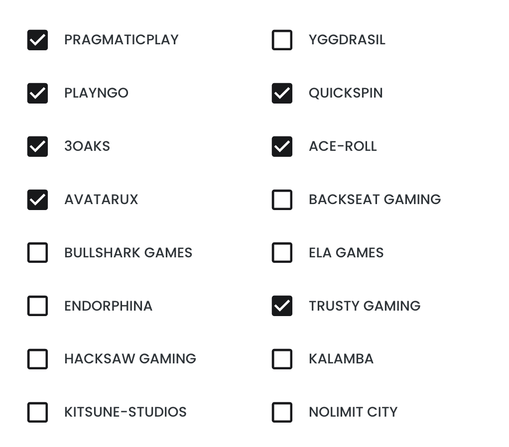 casino gqbet spelproviders